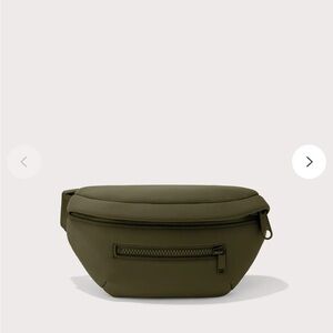 🌿 NWOT Dagne Dover Ace Fanny Pack – Dark Moss – Neoprene Belt Bag